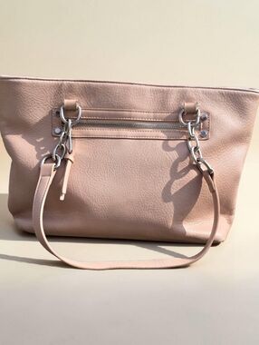 Enzo Angiolini Blush Pink Shoulder Bag Silver Tone Hardware
